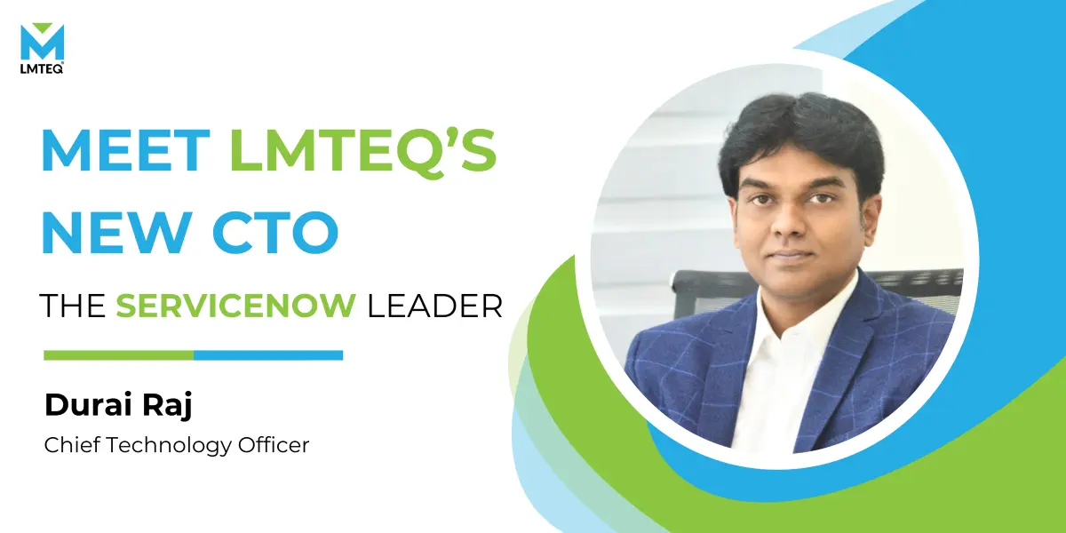 new chief technology officer durai raj joins LMTEQ new chief technology officer durai raj joins LMTEQ